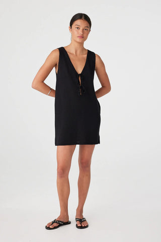 Poppy Mini Dress - Black