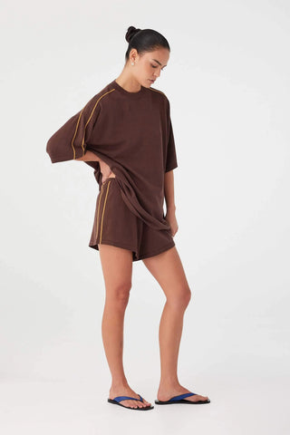 Pippa Oversized tee -  Espresso