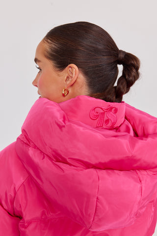Pisces puffer jacket - Hyper pink