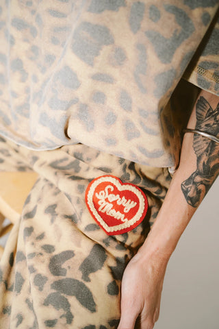 Sorry Mom Jogger - Leopard