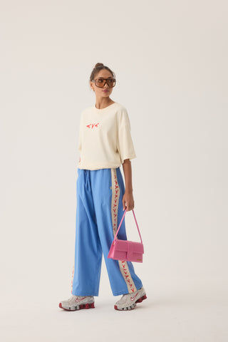 Lobster Oversized tee - Natural