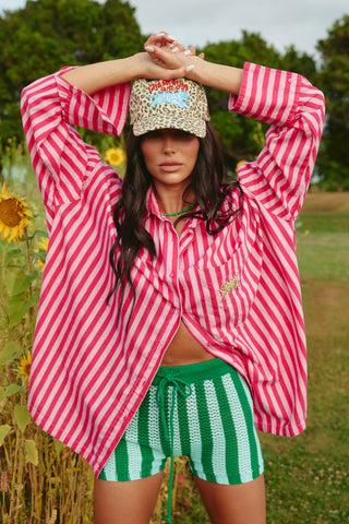 The Don Julio Shirt Sunflower Fields - Pink Stripe