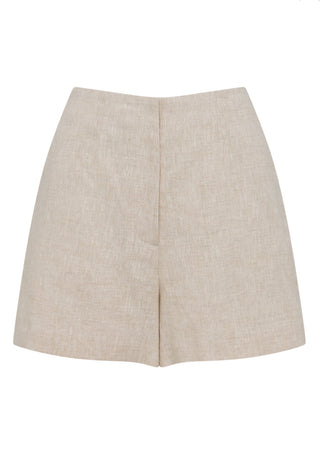 Marli Linen short - Natural