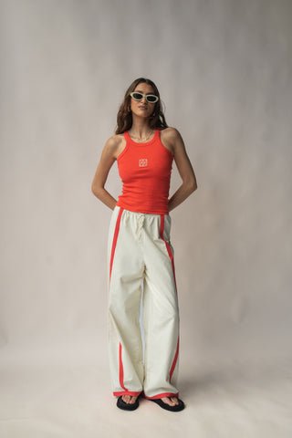 Del Mar pant - Lobster red