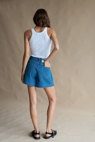 Jolie Denim Short - Dark Blue