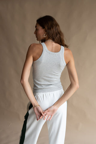 Monogram tank - Grey marle