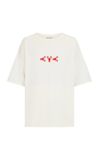 Lobster Oversized tee - Natural