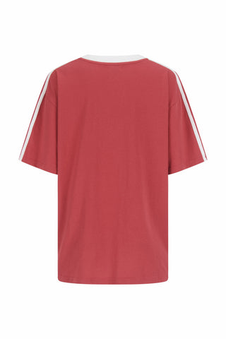 Always on Holiday Relaxed tshirt - Faded red