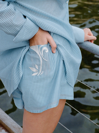 Abbey Shorts - Silk cotton - Ripple