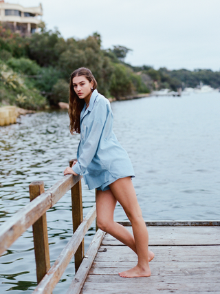 Keaton Shirt  - Silk cotton - Ripple