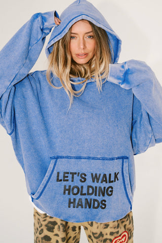 Sorry Mom Hoodie - Faded Indigo