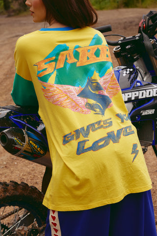 The don't quit your daydream L/S - Yellow