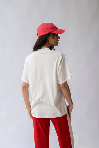 French Tennis tee - Warm white