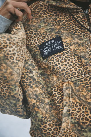 The Be Happy Leopard Bomber