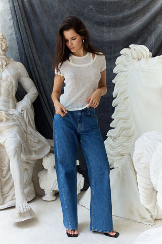 Beam Jeans- Bleu denim