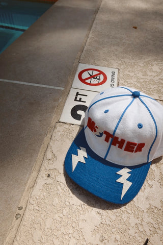 Mother Lightening bolt cap - Blue