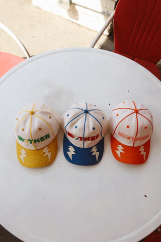 Mother Lightening bolt cap - Blue