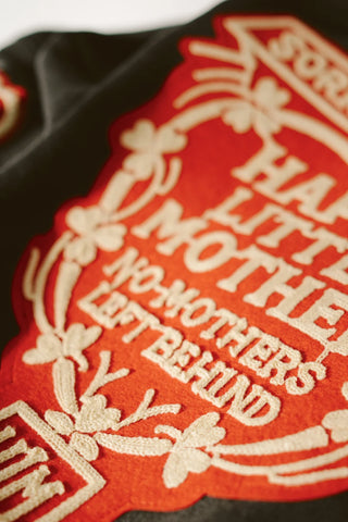 Sorry Mom Hoodie - Faded Black