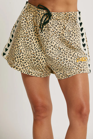 The Mini hearts shorts - Leopard