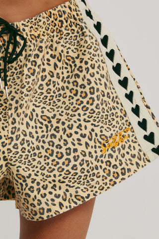 The Mini hearts shorts - Leopard