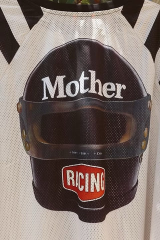 PRE-ORDER Mother Racing striped mesh tee