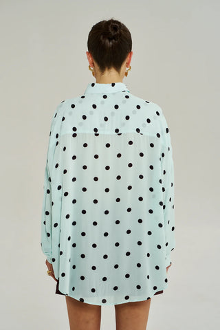 Dotty L/S Shirt - Pinot drops