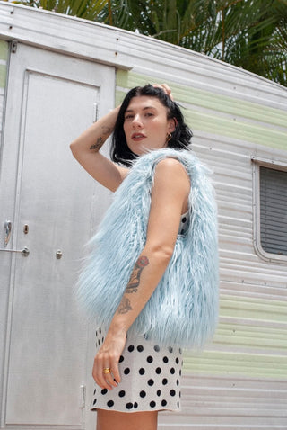 Margaux Lee Fluff Tote - Sky