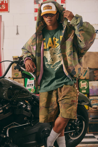 The Be Kind Bomber Jacket -Camo