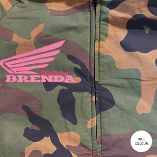 The Be Kind Bomber Jacket -Camo
