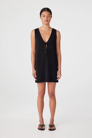 Poppy Mini Dress - Black