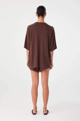 Pippa Oversized tee -  Espresso