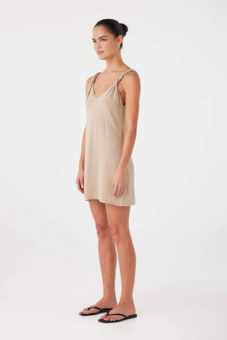 Hara Mini Dress - Taupe