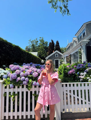 Pink cotton Beach & Bathrobe
