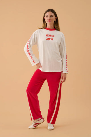 Splice Trackpant - Tango red