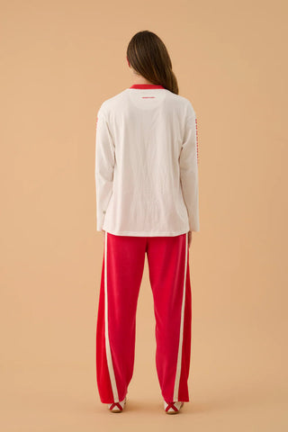 Splice Trackpant - Tango red
