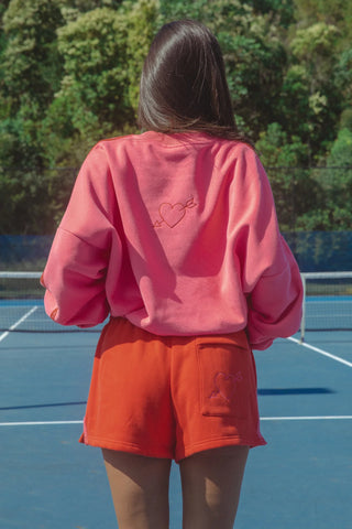 CDC X Hall Sweater - Peony Pink