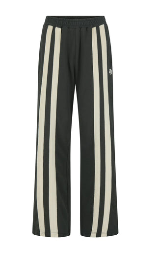 AJ Logo stripe trackpant - Washed black