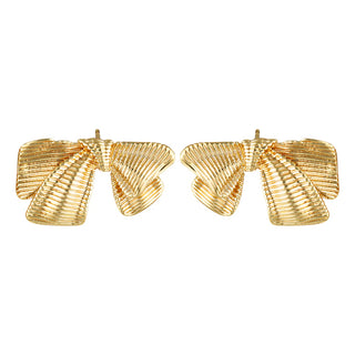 Zara Bow Earrings - Gold