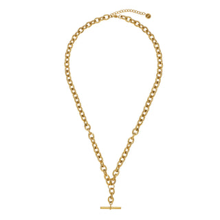 Chunky Fob Necklace - Gold