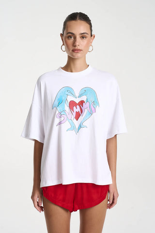 Summi Summi - I Heart Dolphins tee - Troppo