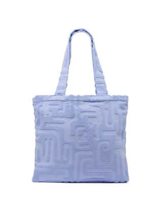 Towelling Tote - Cornflower