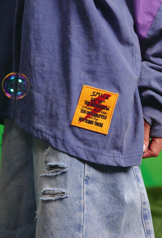 The High Quality Human L/S tee - Purple
