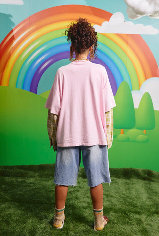 The Sabbi Outlaw shirt - Pink Green