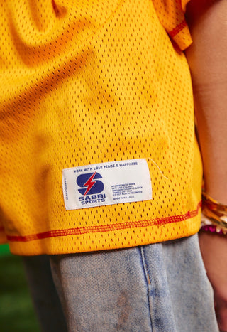 The Shine bright mesh tee - Yellow