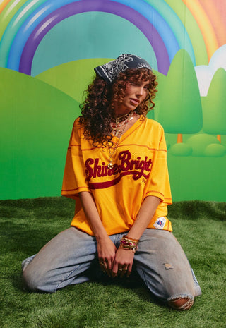 The Shine bright mesh tee - Yellow