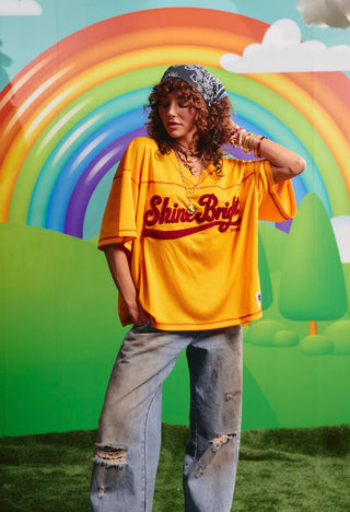 The Shine bright mesh tee - Yellow