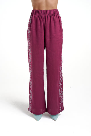 Summi Summi - Sig Linen pant - Plum