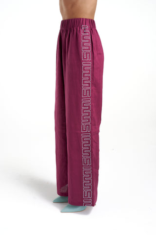 Summi Summi - Sig Linen pant - Plum