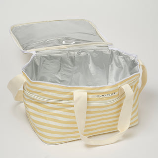 Light cooler bag - Butternut stripe