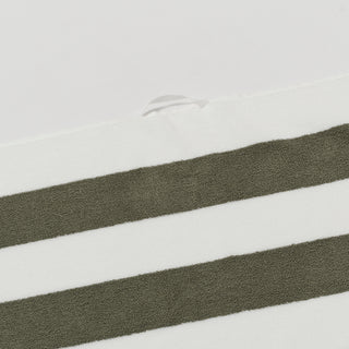 Beach Towel - Olive stripe